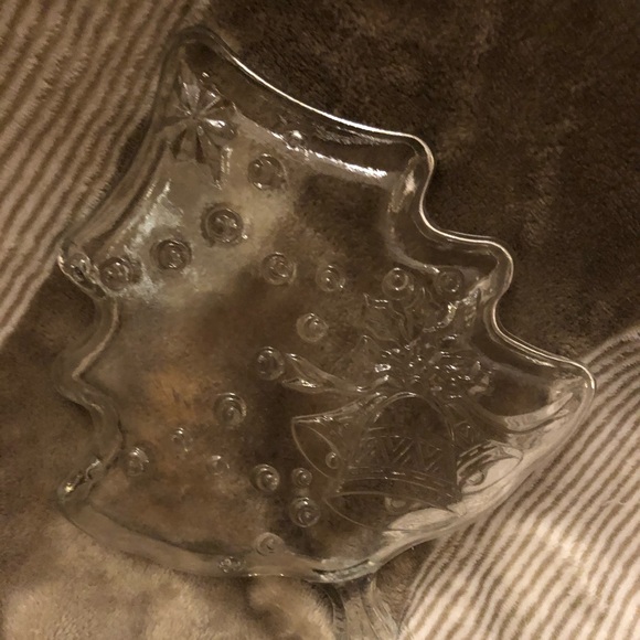 Vintage Holiday Vintage Indiana Glass Christmas Tree Dish Poshmark